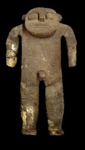 Ki‘i pōhaku (stone figures) found on Mokumanamana Island